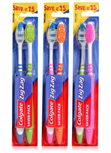 Colagate Zig Zag Tooth Brush Medium