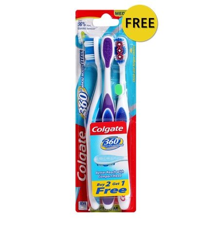 Colgate 360 Toothbrush - Medium