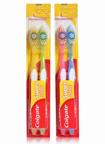 Colgate Super Shine Toothbrush - Medium