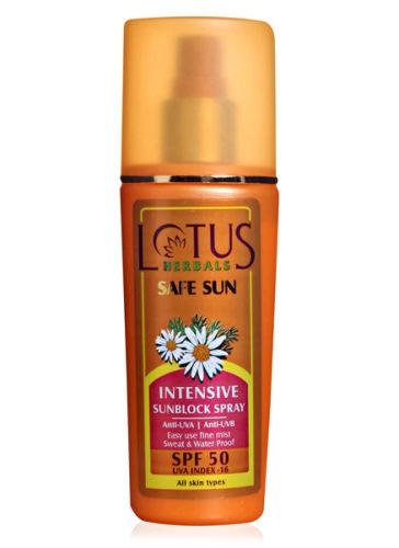 Lotus Herbals Intensive Sunblock Spray - SPF 50