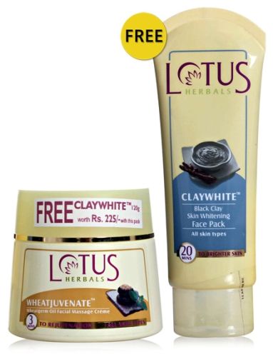 Lotus Herbals WheatJuvenate Wheatgerm Oil facial Massage Creme