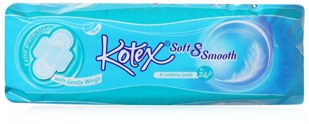 Kotex Soft & Smooth Cottony Pads