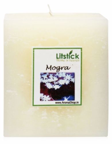 Litstick Perfumed Pillar Candle - Mogra