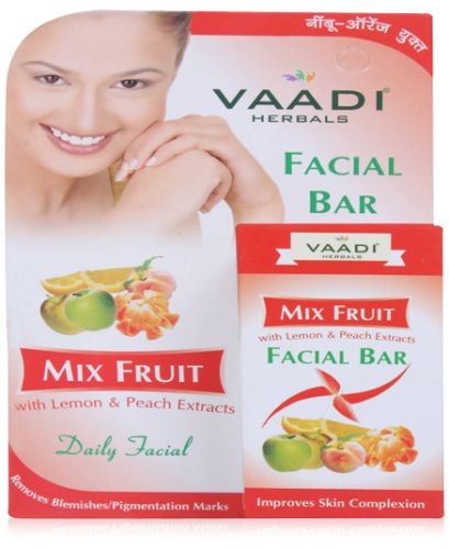 Vaadi Herbals Mix Fruit Facial Bar - Lemon & Peach