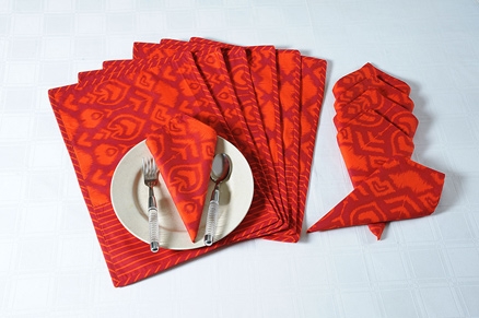 Swayam Dining Table Mat and Napkin Set Printed
