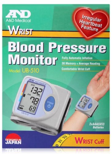 A and D-Wrist Blood Pressure Monitor