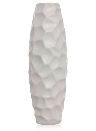 Flower Vase White Polyresin