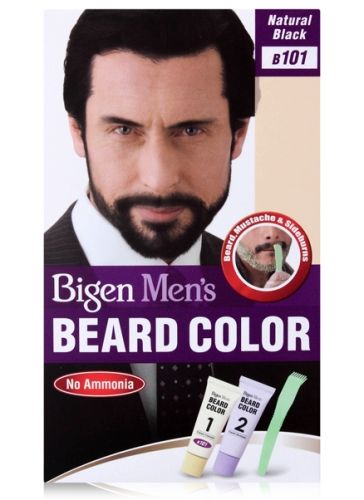 Bigen Men''s Beard Color - Natural Black B101