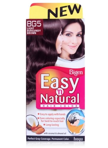Bigen Easy ''n Natural Hair Color - BG 5 Light Burgundy Brown