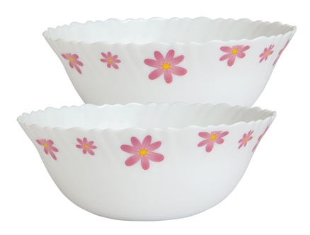 Diva Fluted 2 Pieces Serving Bowls - Jasmine Magic