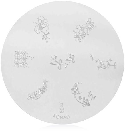 Konad Stamping Nail Art Image Plate - M38