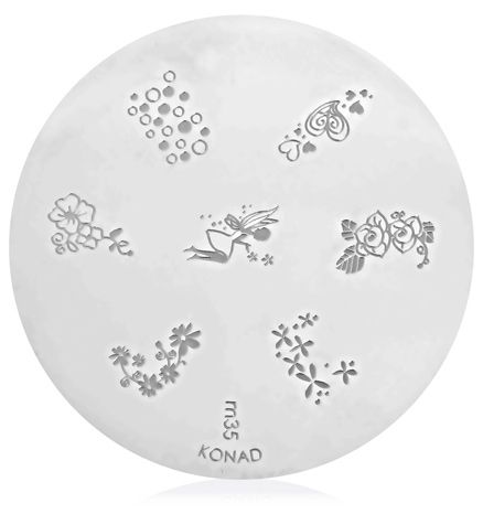 Konad Stamping Nail Art Image Plate - M35