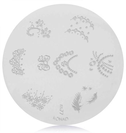 Konad Stamping Nail Art Image Plate - M77