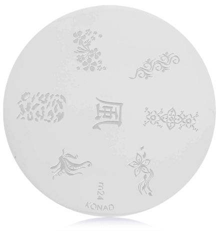 Konad Stamping Nail Art Image Plate - M24