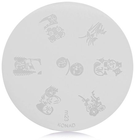 Konad Stamping Nail Art Image Plate - M23