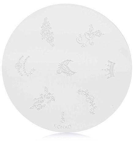 Konad Stamping Nail Art Image Plate - M40