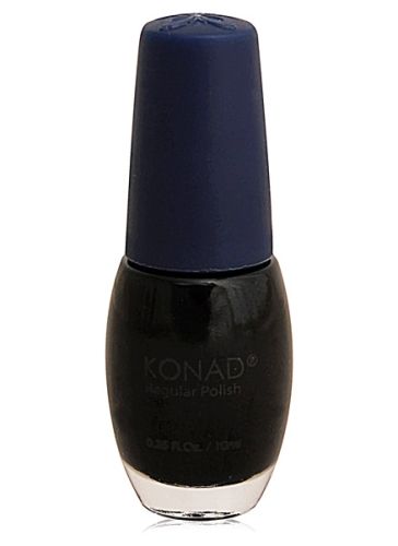 Konad Regular Nail Polish - Solid Black