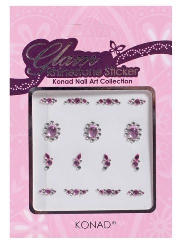 Konad Glam Rhinestone Nail Art Sticker - KNSS07