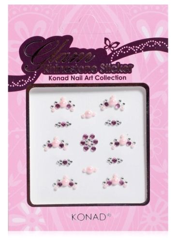 Konad KNSS12 Glam Rhinestone Nail Art Sticker