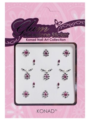 Konad Glam Rhinestone Nail Art Sticker - KNSS13