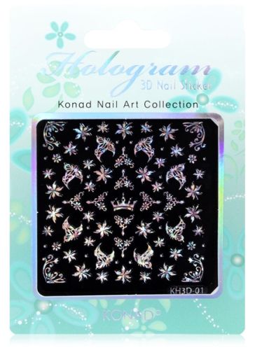 Konad Hologram 3D Nail Art Sticker - KHD 01