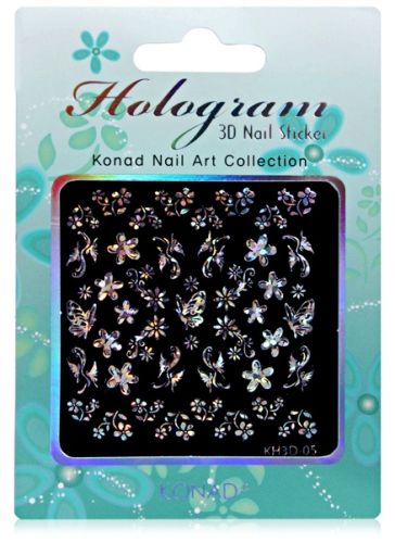 Konad Hologram 3D Nail Art Sticker Khd3d05