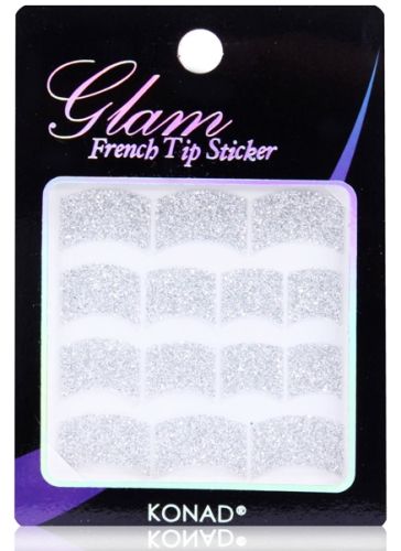 Konad Glam French Tip Sticker - Silver