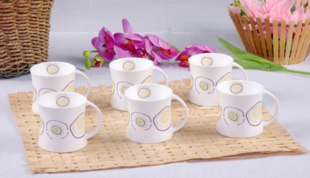 Clay Craft Diamond Star Mug Set - ST 4