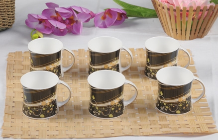 Clay Craft Diamond Mug Set - Gold 621