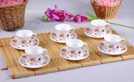 Clay Craft Divine Cup Saucer Set - MW 321