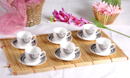 Clay Craft Cream Cup Saucer Set - MW 234