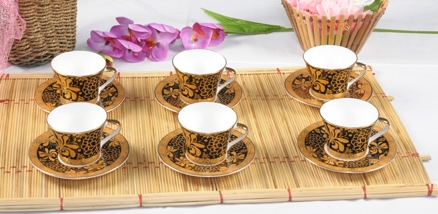 Clay Craft George Cup Saucer Set - Gold 683