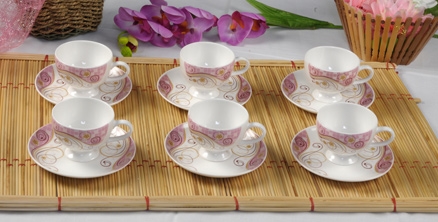 Clay Craft Blossom Cup Saucer Set - MW 281