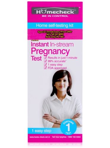 Homecheck Instant In-Stream Pregnancy Test