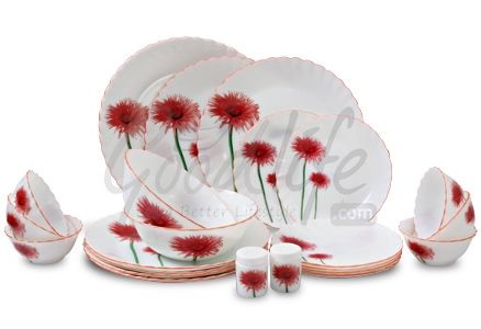 LaOpala Melody 23 Pieces Dinner Set - Vibrant Flare