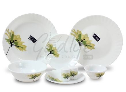 LaOpala Melody 29 Pieces Dinner Set - Vesper Green