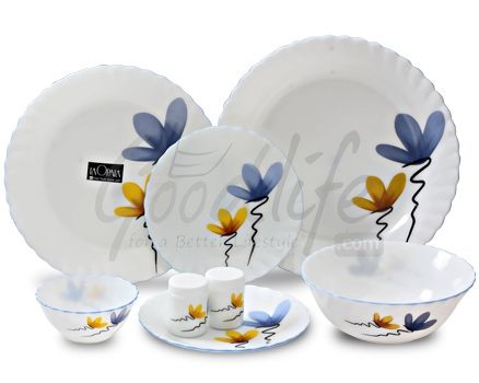 LaOpala Melody 29 Piece Dinner Set - Dancing Duo