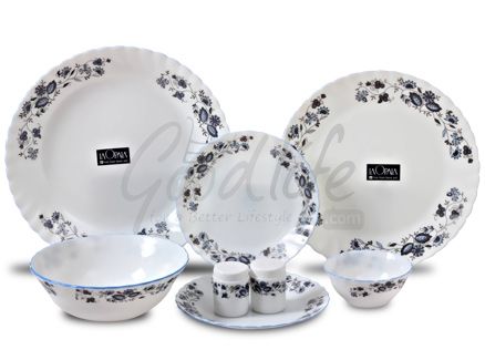 LaOpala Melody 29 Pieces Dinner Set - Aquarius