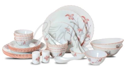 LaOpala Melody 35 Pieces Dinner Set - Diana