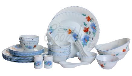 LaOpala Melody 35 Pieces Dinner Set - Bouquet