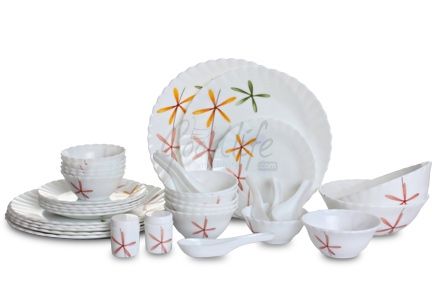 LaOpala Melody 35 Pieces Dinner Set - Autumn Flower