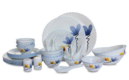 LaOpala Melody 35 Pieces Dinner Set - Dancing Duo