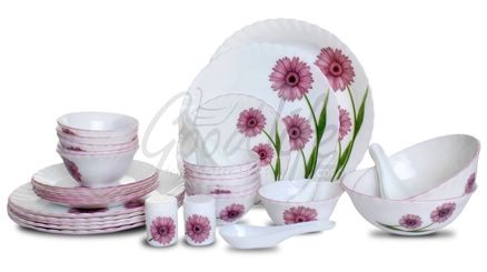 LaOpala Melody 35 Pieces Dinner Set -Twin Desire Purple