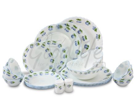 LaOpala Melody (FPL) 23 Pieces Dinner Set - Blue Berry