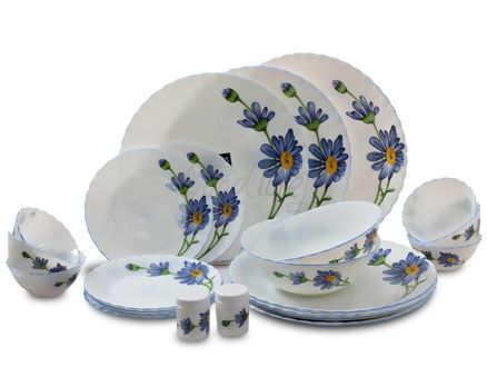 LaOpala Melody (FPL) 23 Pieces Dinner Set - Florid Arc