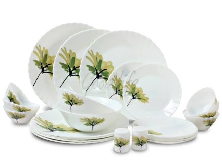 LaOpala Melody (FPL) 23 Pieces Dinner Set - Vesper Green