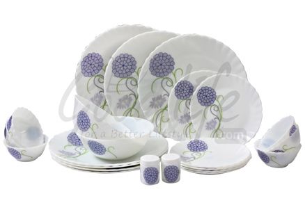 LaOpala Melody (FPL) 23 Pieces Dinner Set - Purple Dance