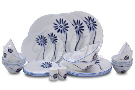 LaOpala Melody (FPL) 29 Pieces Dinner Set - Gerbera Blue