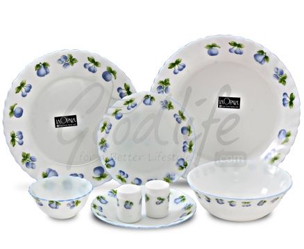 LaOpala Melody (FPL) 29 Pieces Dinner Set - Blue Berry