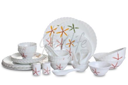 LaOpala Melody (FPL) 35 Pcs. Dinner Set - Autumn Flower